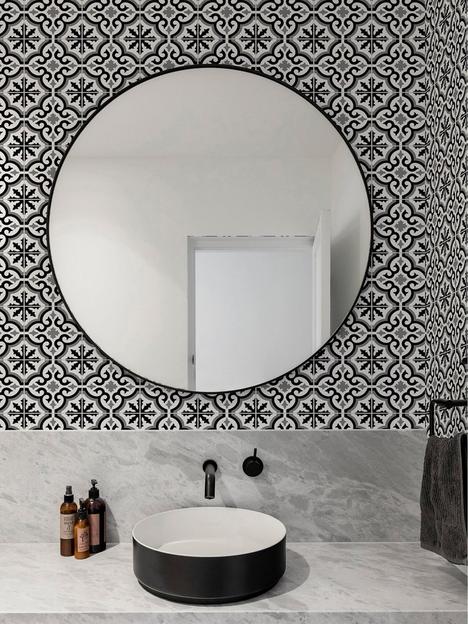 contour-grecian-anti-bacterial-black-wallpaper