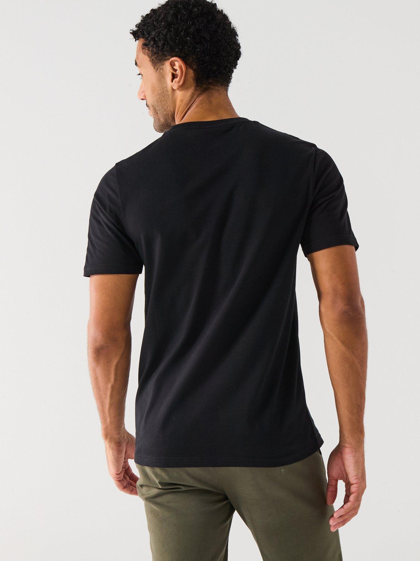 Image 2 of 5 of Lyle & Scott Regular Fit Plain T-Shirt - Black
