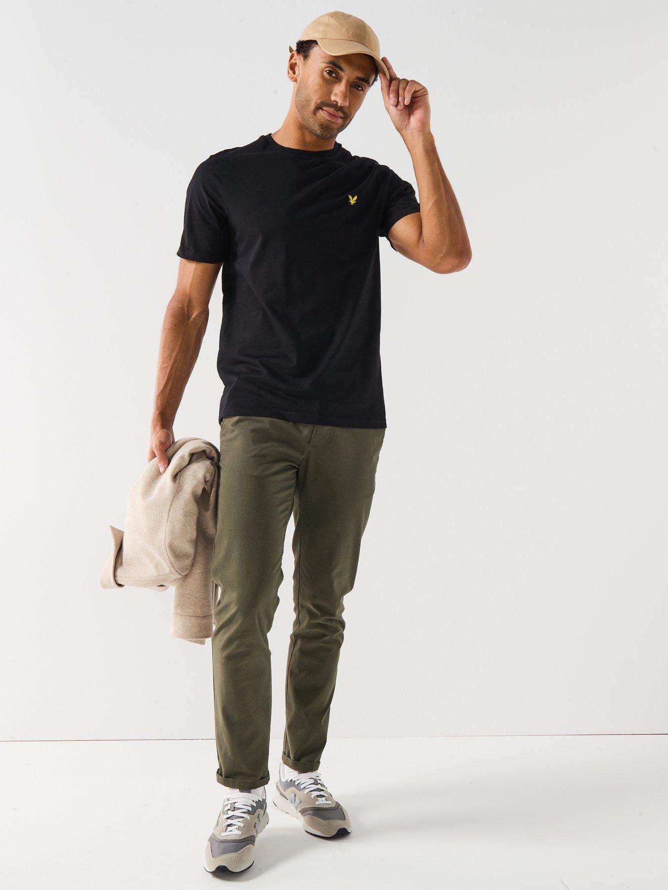 Image 3 of 5 of Lyle & Scott Regular Fit Plain T-Shirt - Black