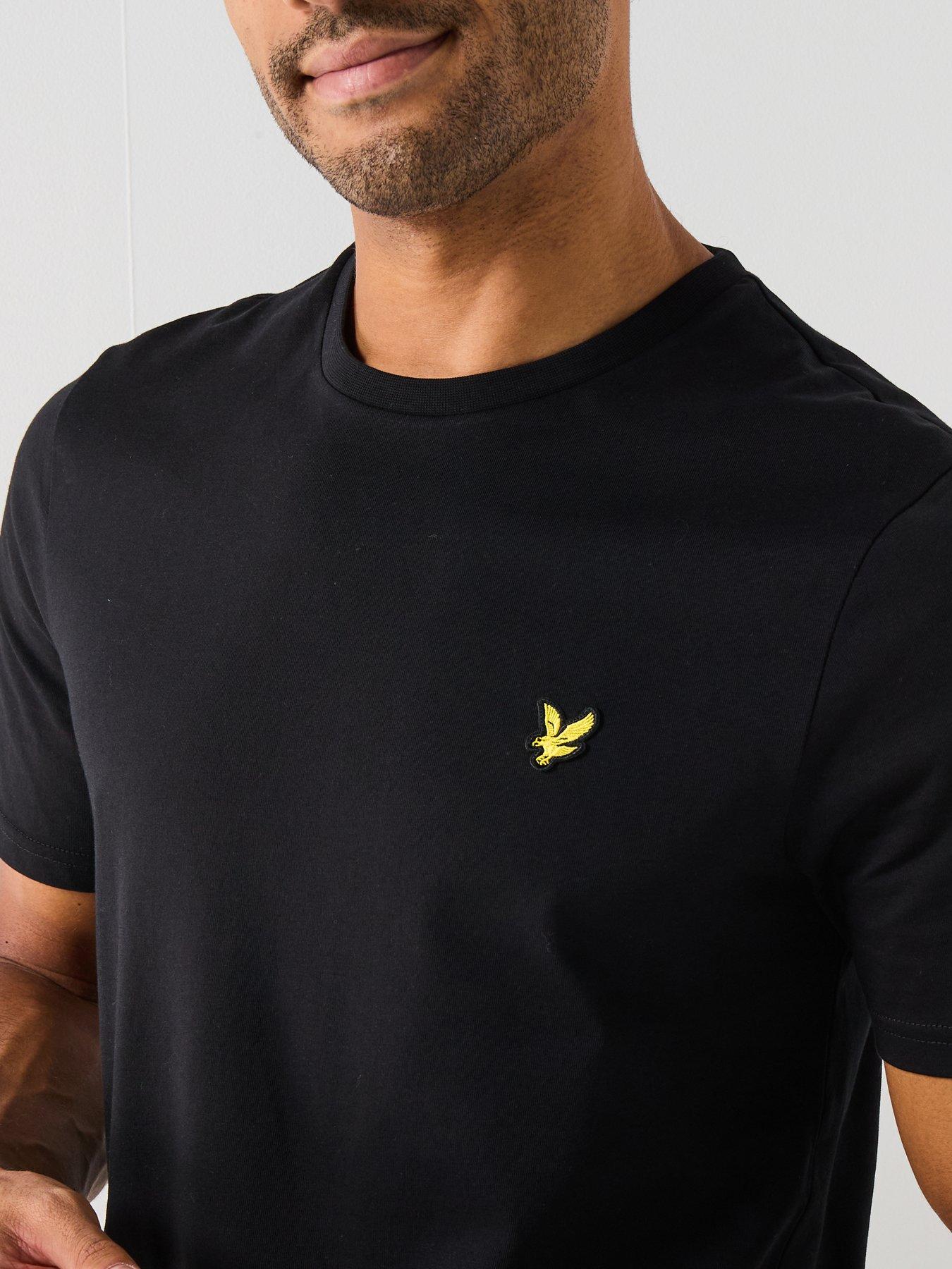 Image 4 of 5 of Lyle & Scott Regular Fit Plain T-Shirt - Black