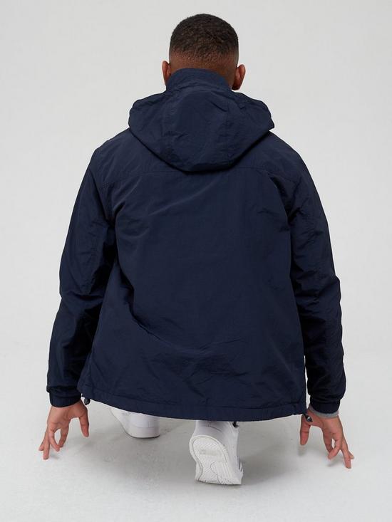 stillFront image of lyle-scott-hooded-padded-jacket-dark-navy