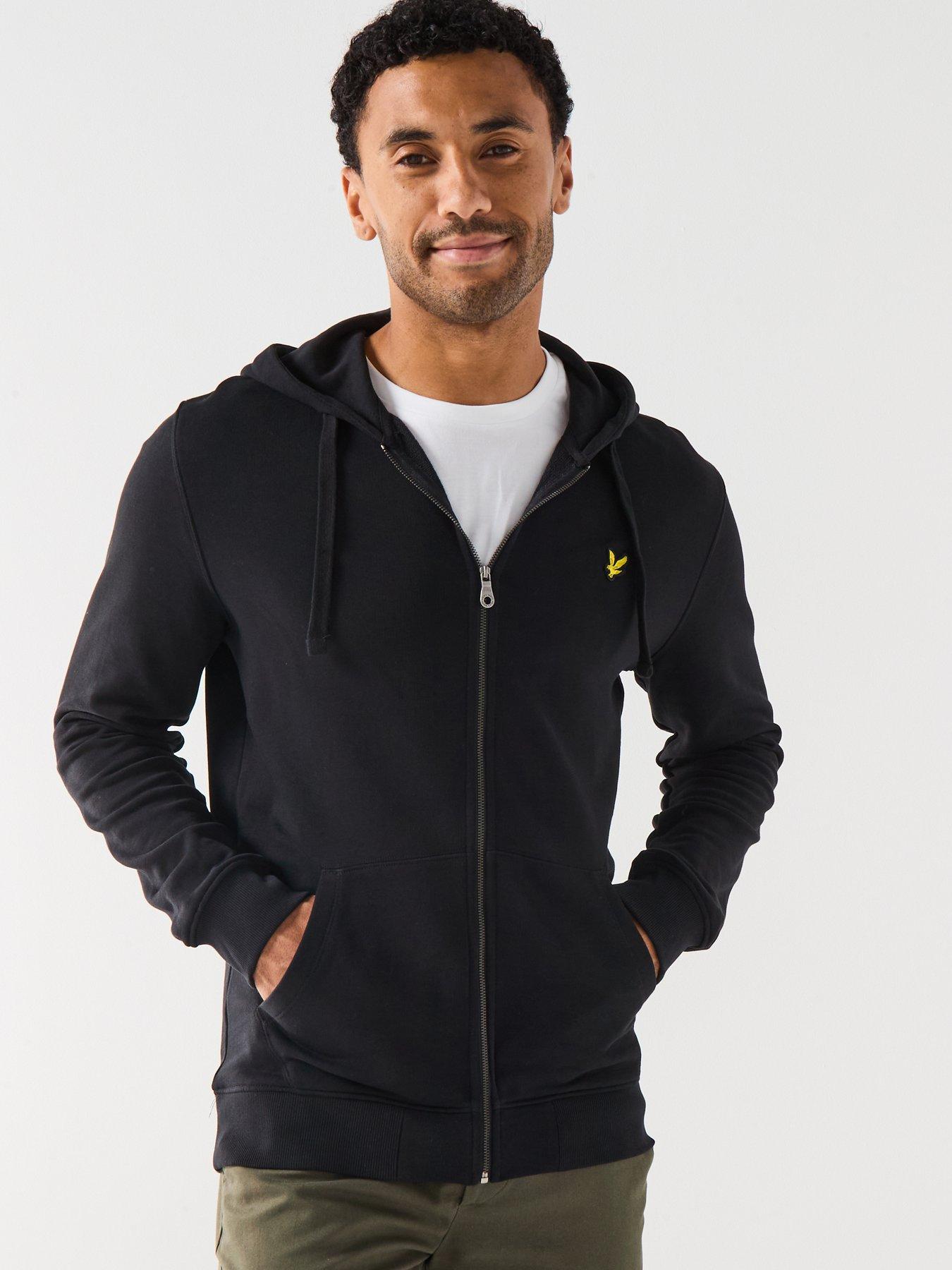 Lyle & Scott Zip Through Hoodie - Black