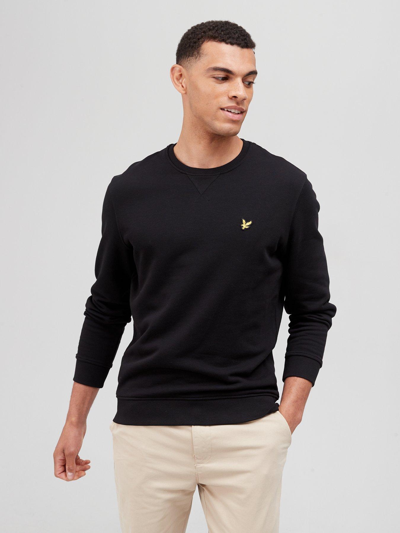 Lyle Scott Crew Neck Sweatshirt Black littlewoods