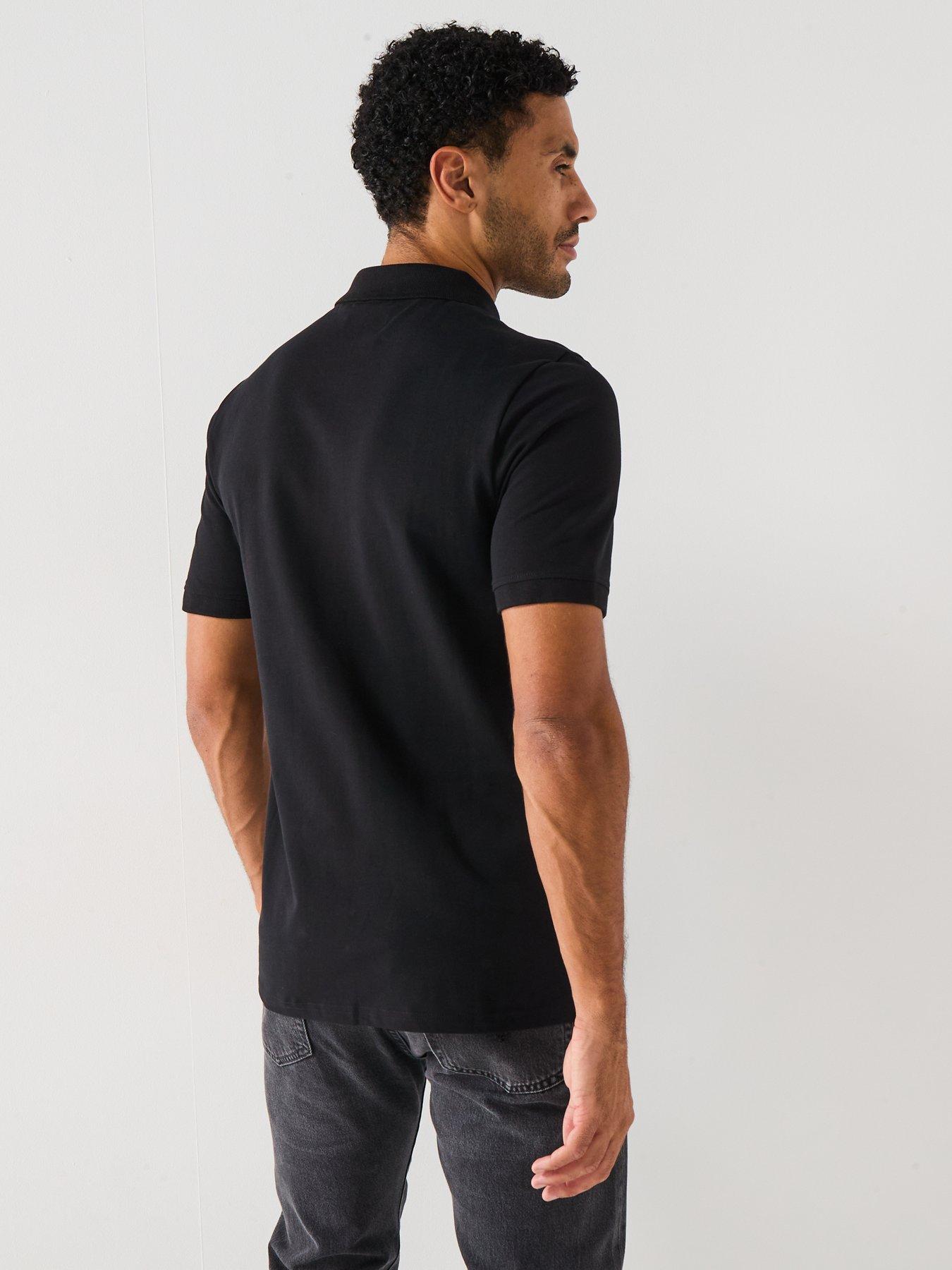 Image 2 of 5 of Lyle & Scott Plain Polo Shirt - Black