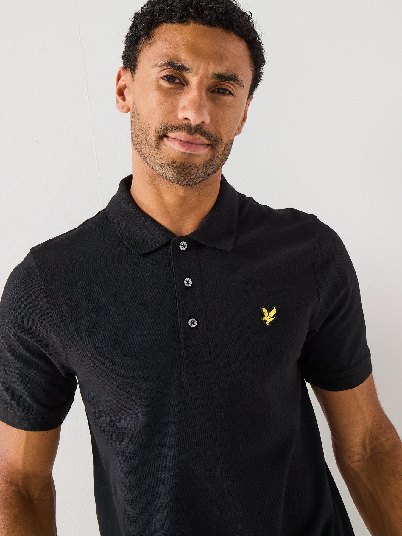 Image 4 of 5 of Lyle & Scott Plain Polo Shirt - Black