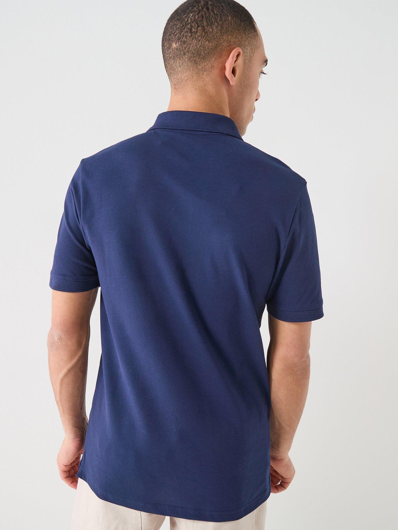 Image 2 of 4 of Lyle & Scott Plain Polo Shirt - Navy