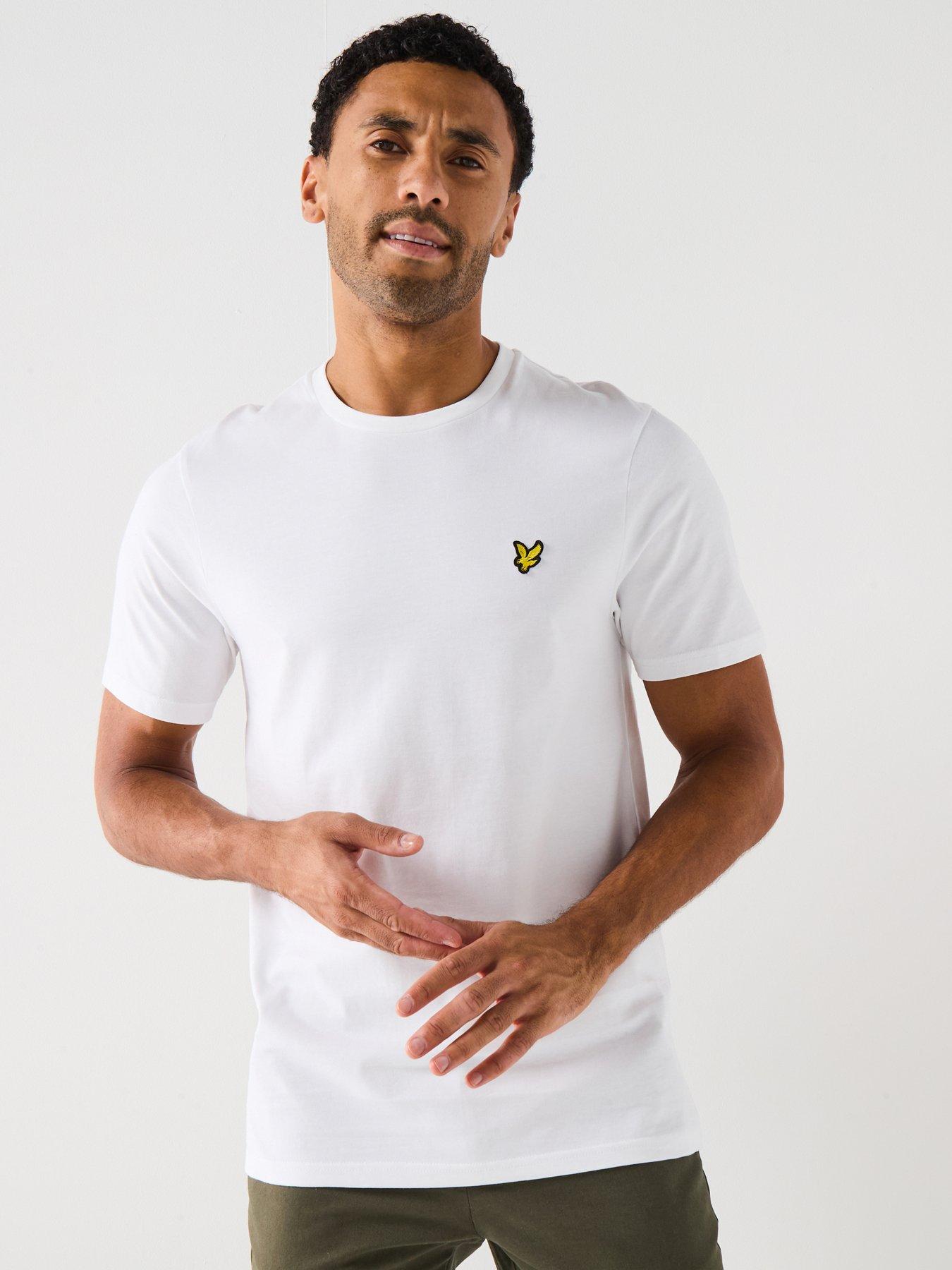 Image 1 of 5 of Lyle & Scott Regular Fit Plain T-Shirt - White