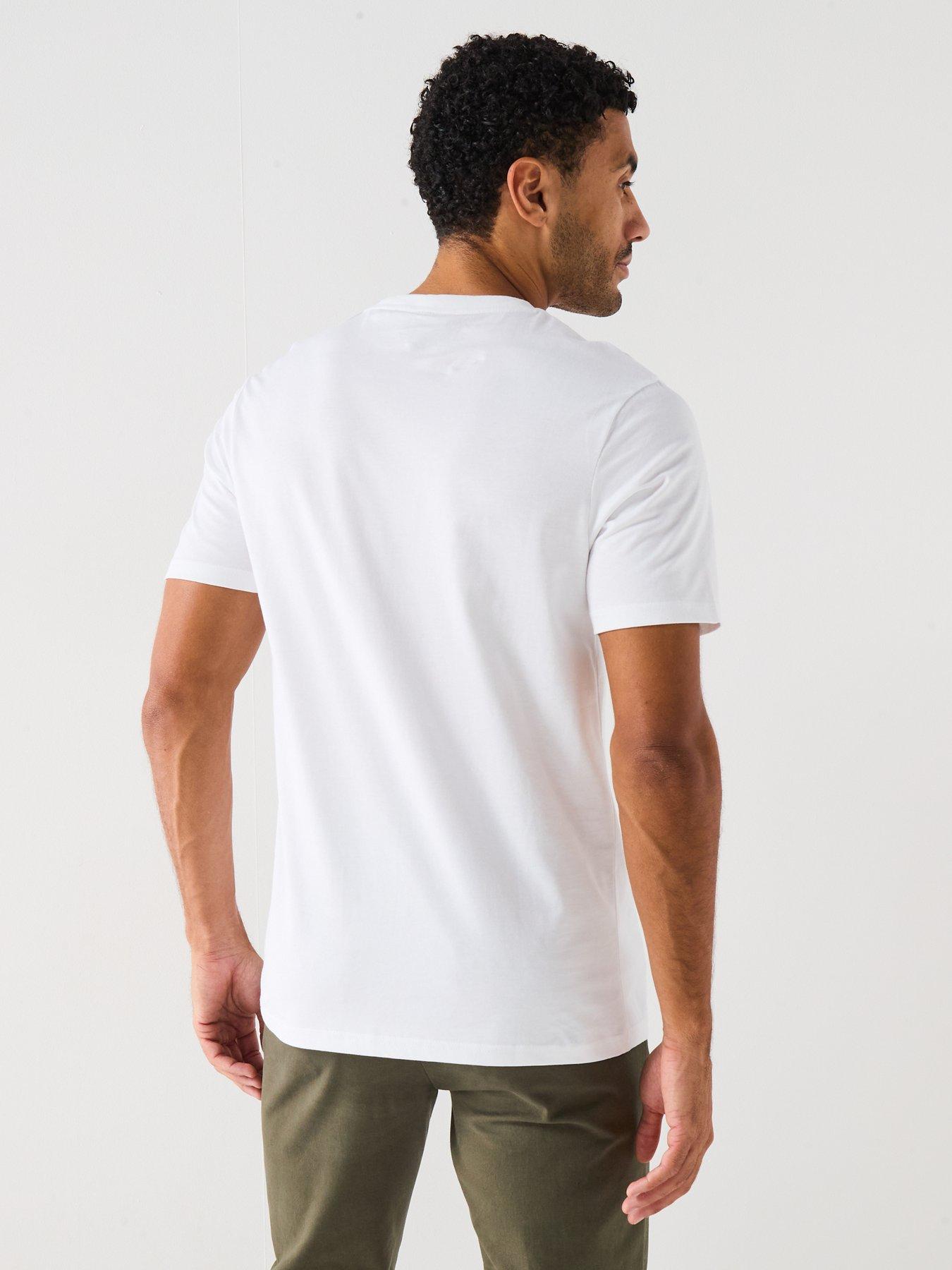 Image 2 of 5 of Lyle & Scott Regular Fit Plain T-Shirt - White