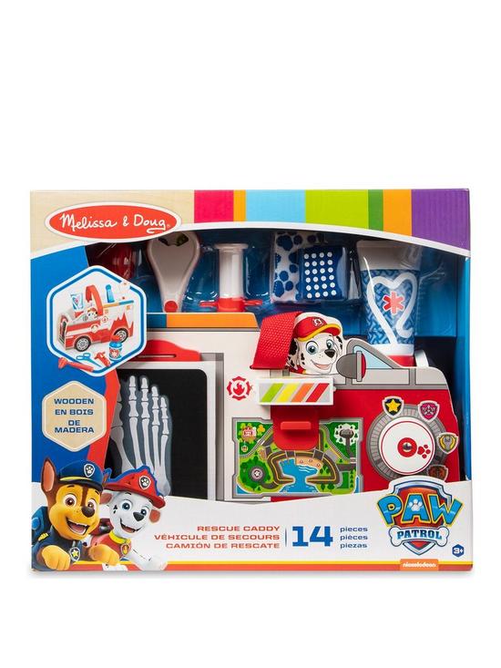 front image of paw-patrol-marshall-emt-caddy
