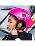  image of xootz-unisex-youth-kids-bike-helmet-for-bmx-skateboard-scooter-or-roller-blading-pink-small