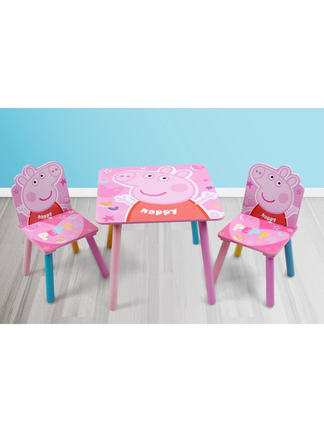 Peppa pig garden table best sale and chairs