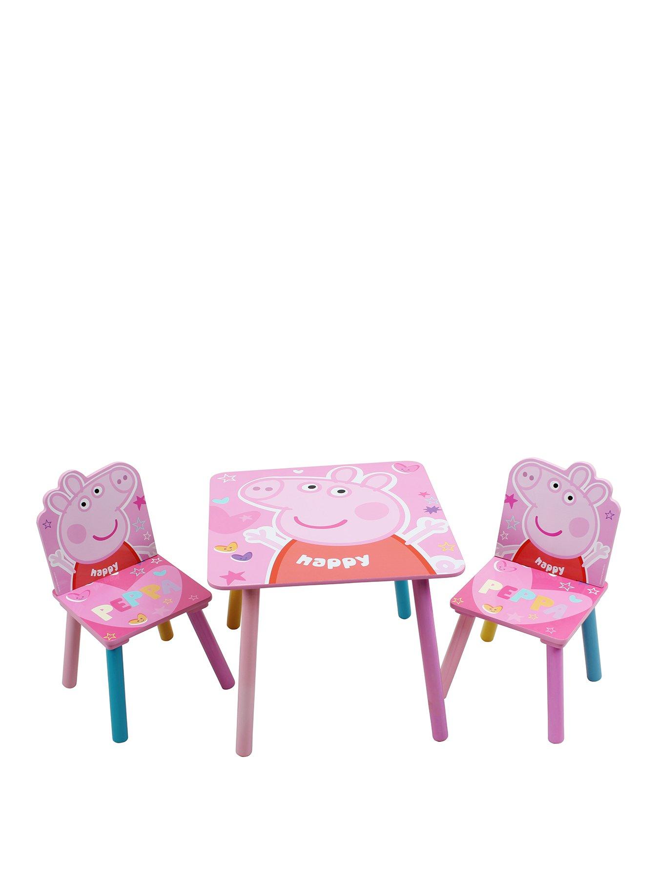 Entertainment one peppa pig online table and chair set