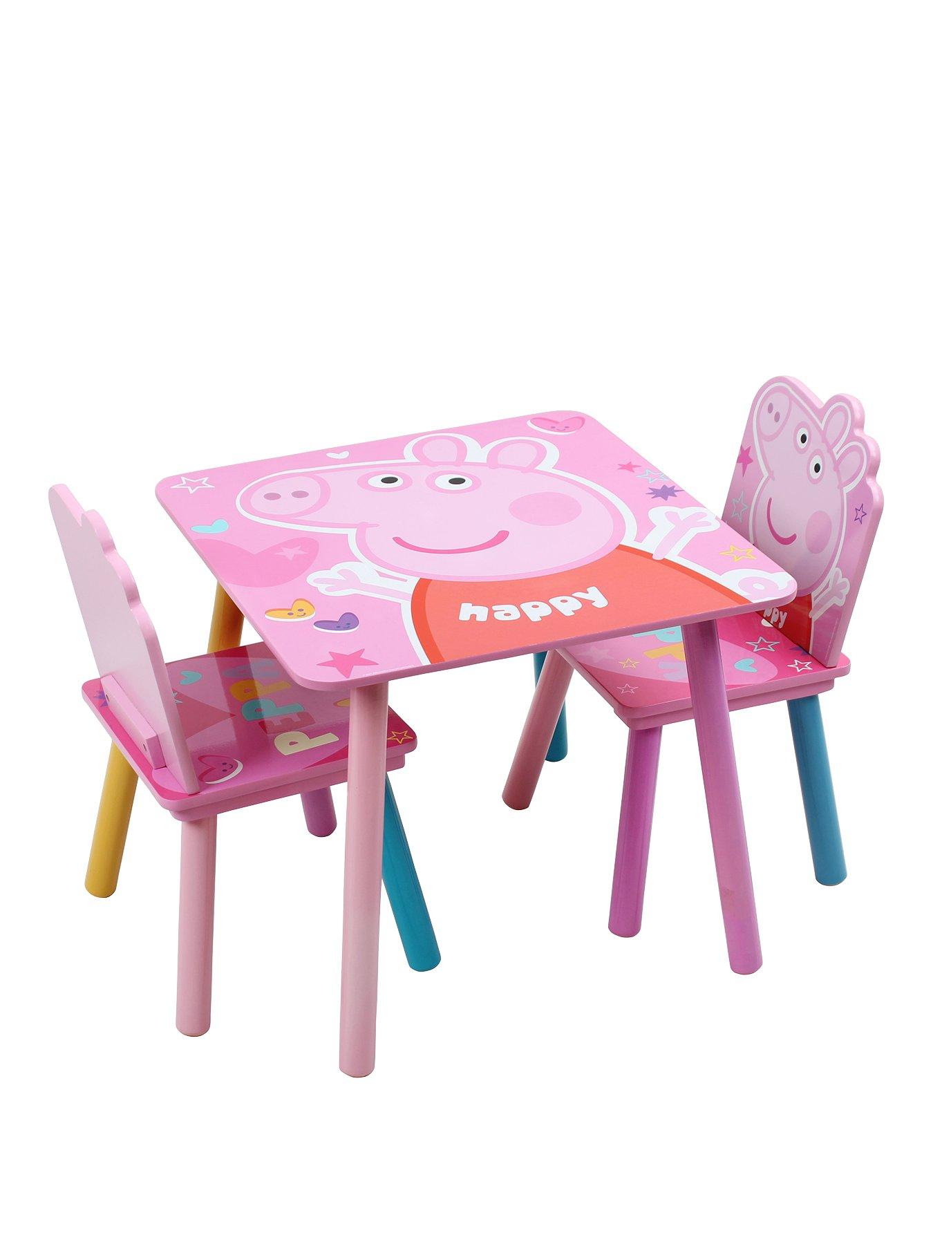 Peppa pig table & chair set hot sale