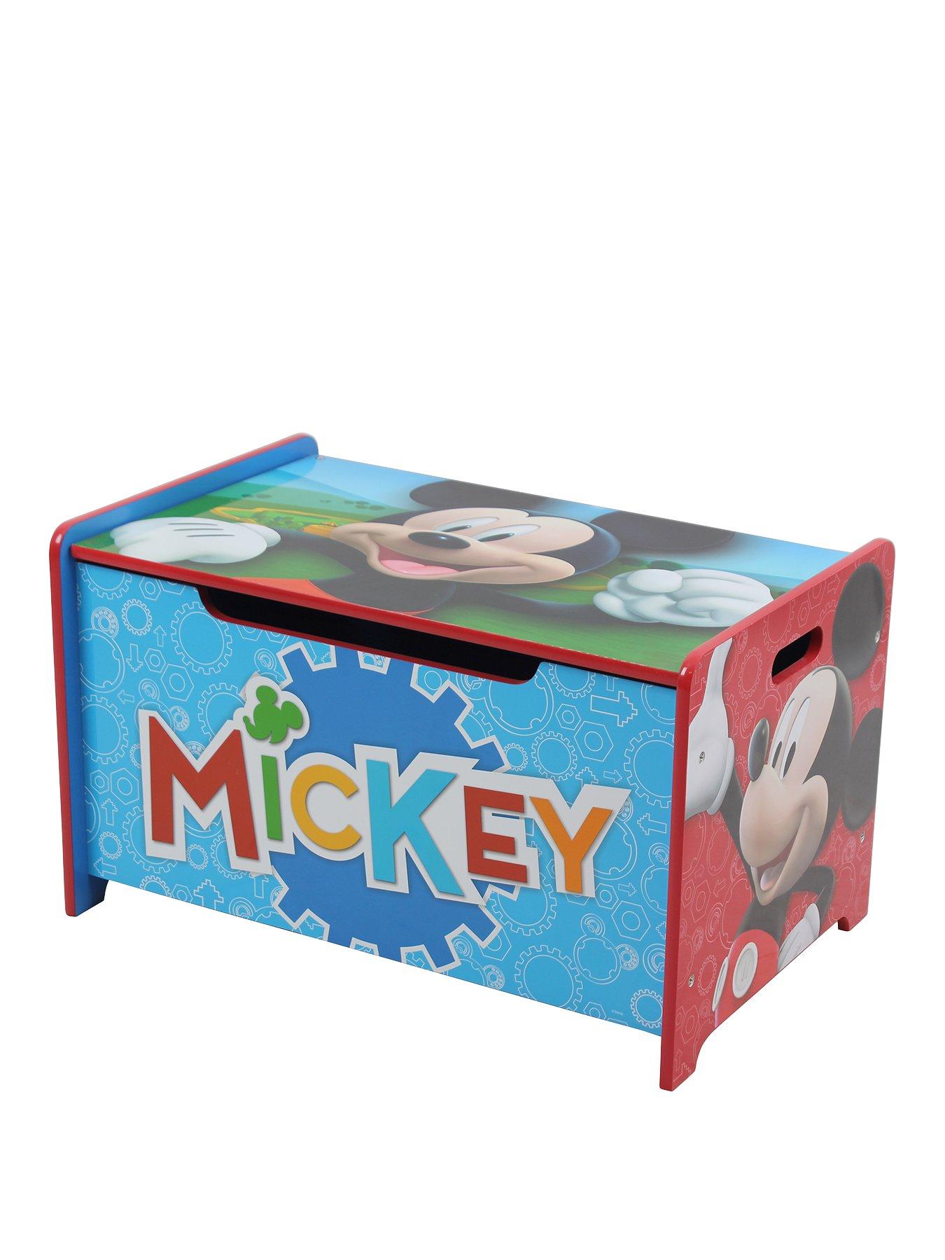 stillFront image of mickey-mouse-deluxe-wooden-storage-boxbench