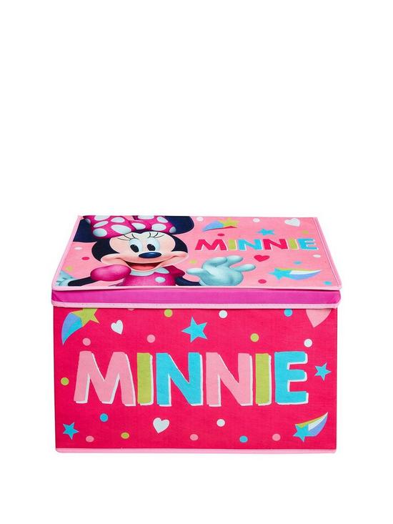 front image of minnie-mouse-jumbo-fabric-storage-toy-box