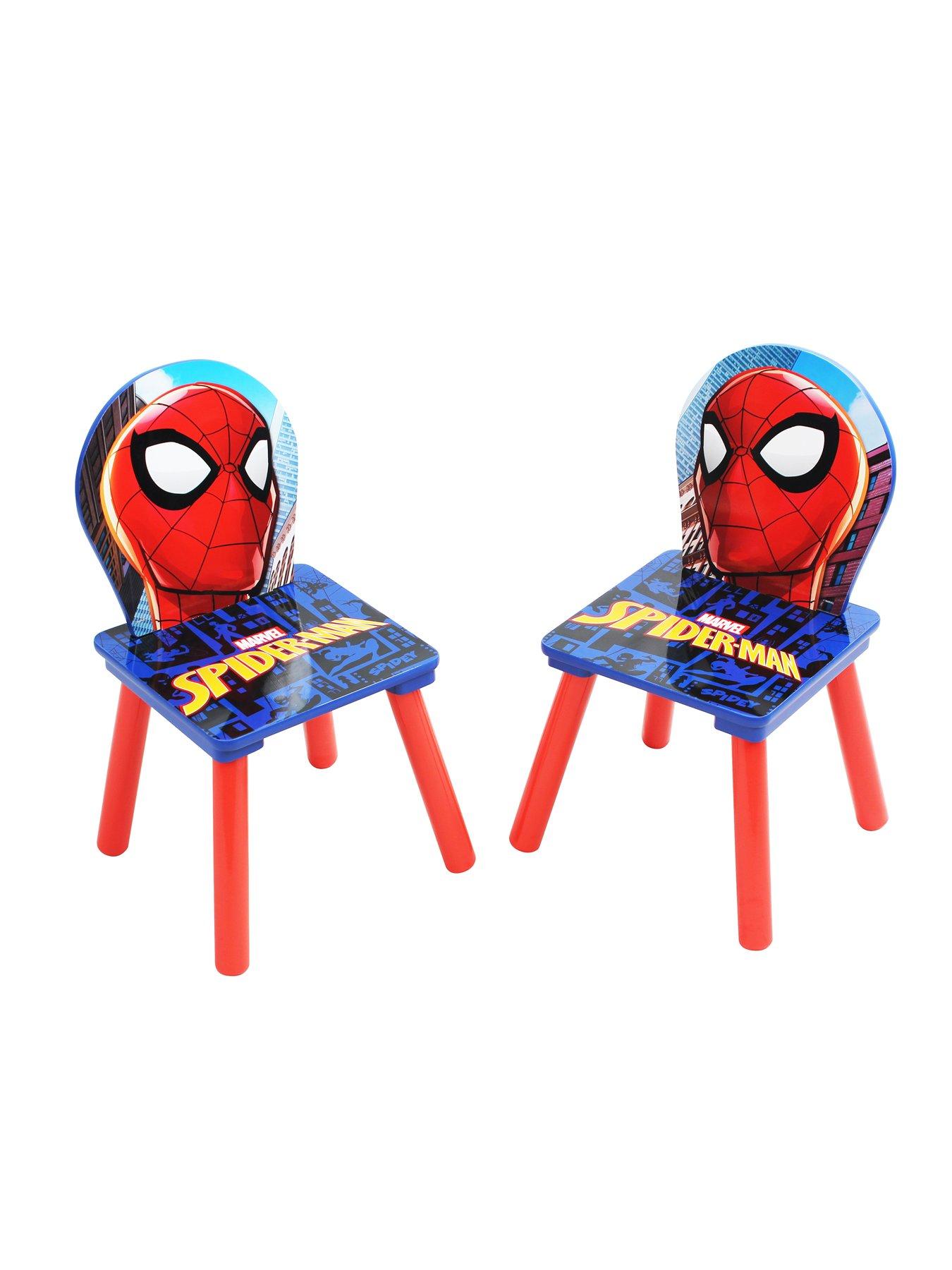  image of spiderman-wooden-table-and-2-chair-set