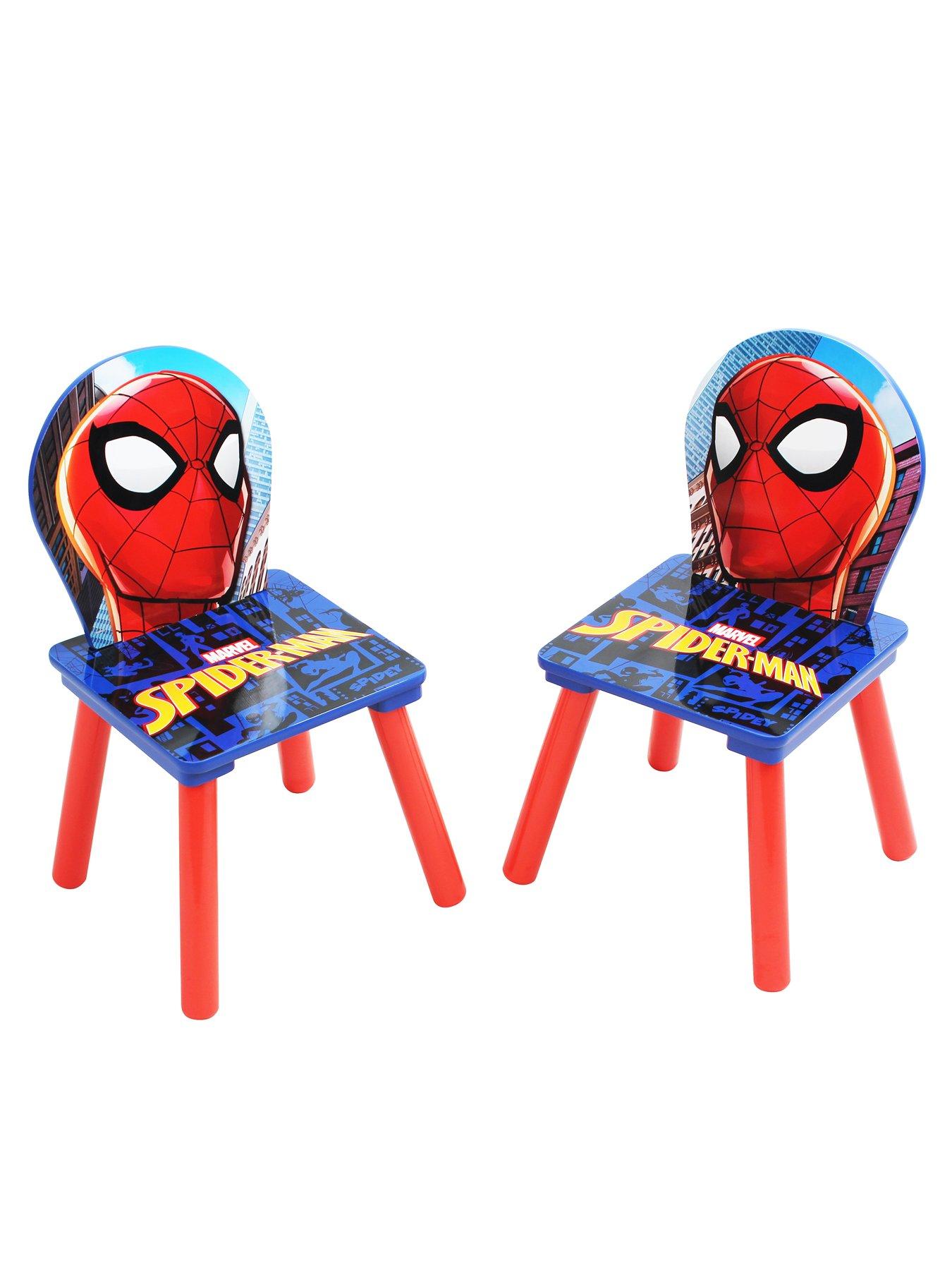  image of spiderman-wooden-table-and-2-chair-set