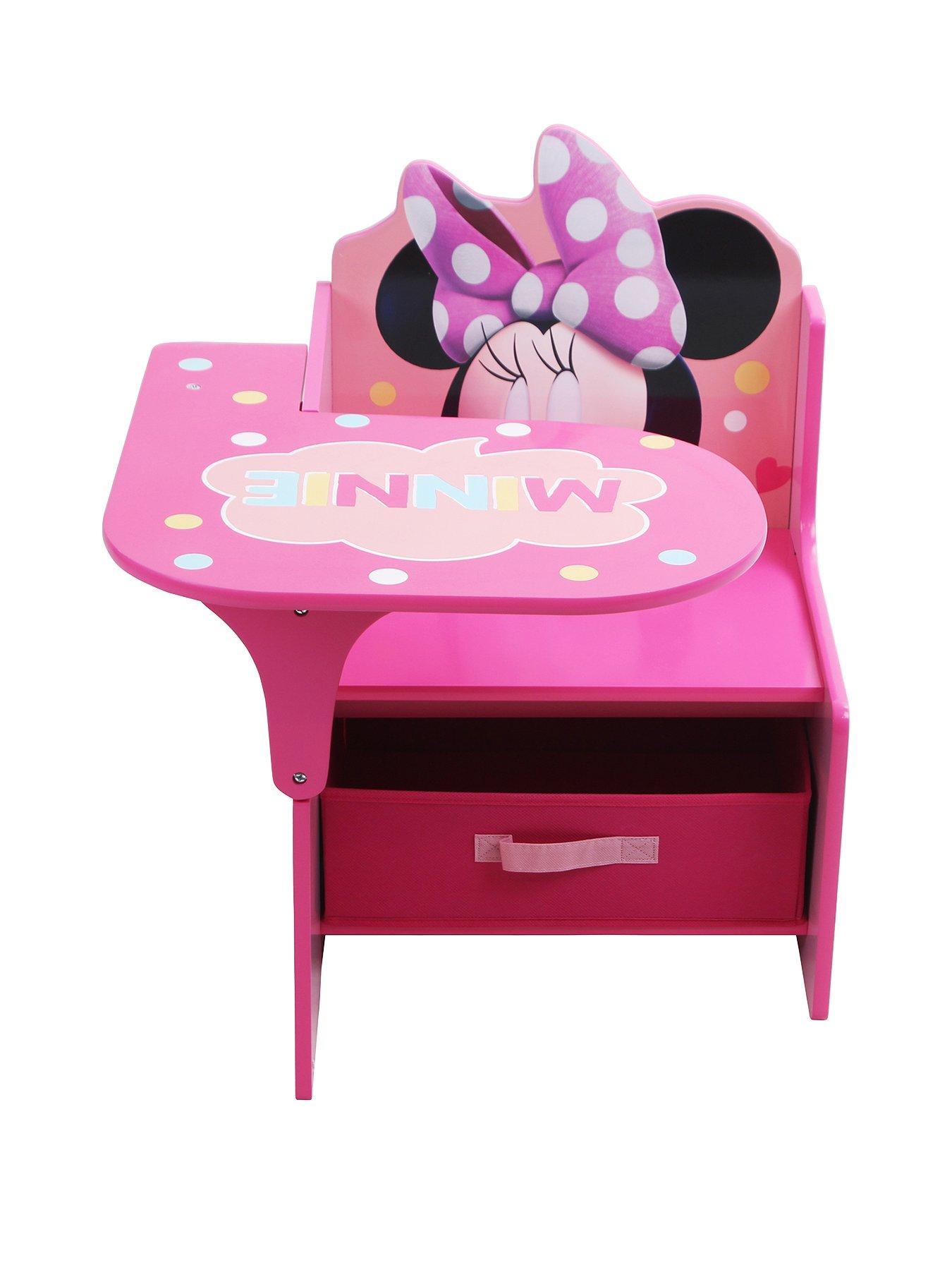 Minnie mouse chair desk with hot sale storage bin