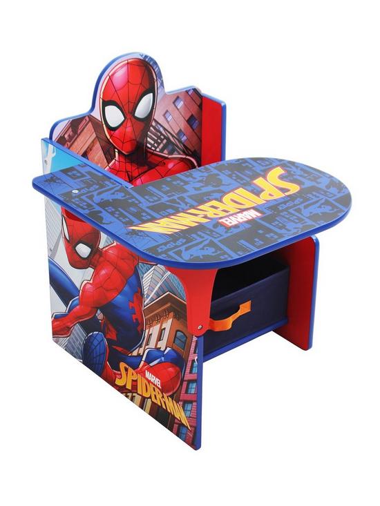 stillFront image of spiderman-chair-desk-with-storage-bin