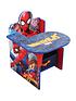  image of spiderman-chair-desk-with-storage-bin