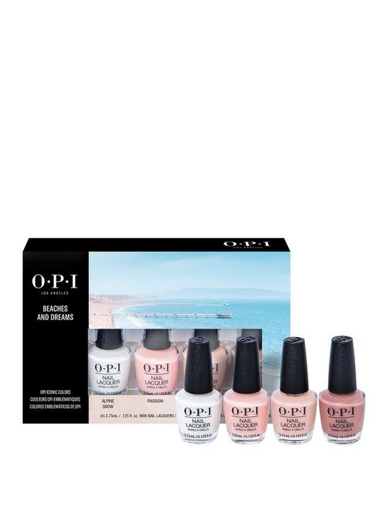 front image of opi-4-piece-mini-pack-soft