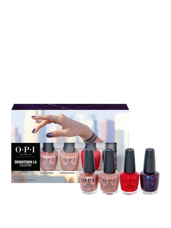 stillFront image of opi-downtown-4-piece-mini-pack-limited-edition