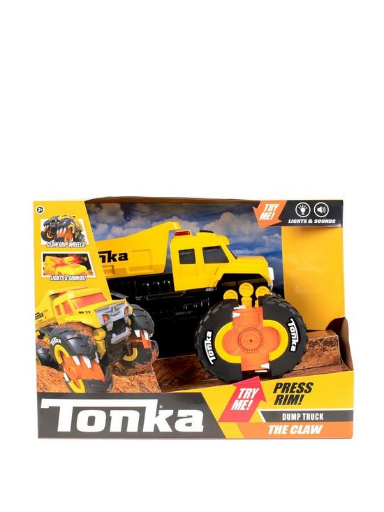 stillFront image of tonka-the-claw-lightnbspampnbspsounds-dump-truck