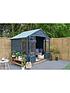  image of forest-8x6ft-oakley-summerhouse-overlap-pressure-treated