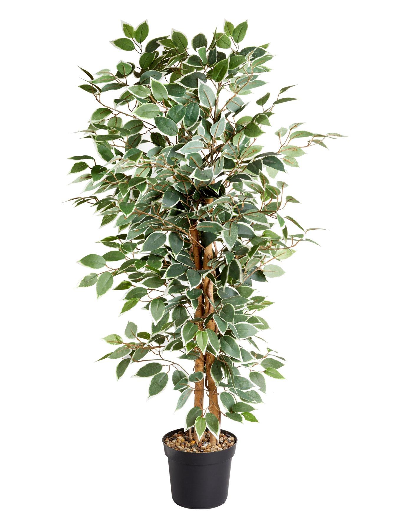 Faux Décor by Smart Garden Products Weeping Fig Artificial Plant In Pot
