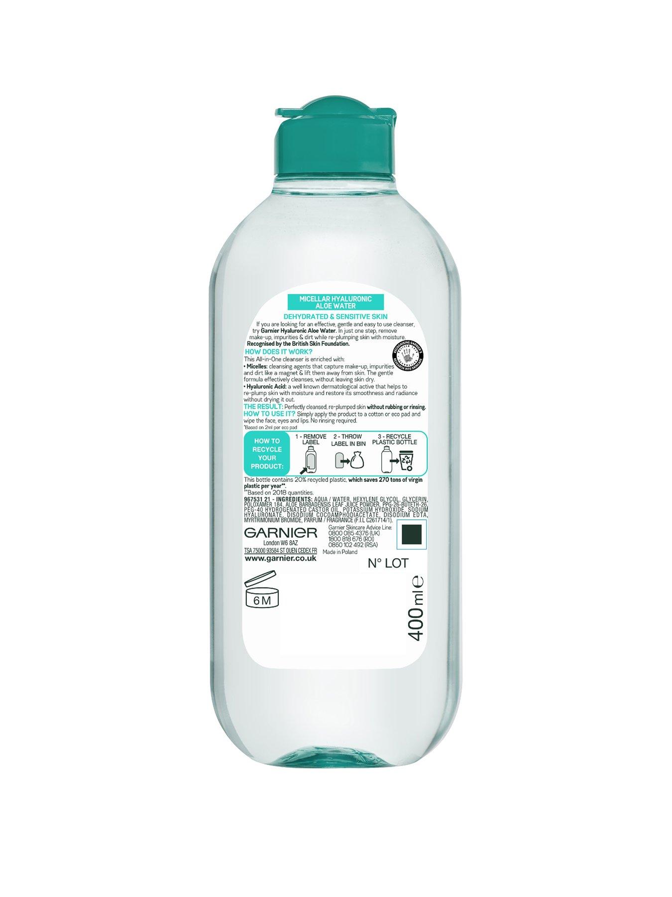  image of garnier-hyaluronic-aloe-micellar-cleansing-water-400ml