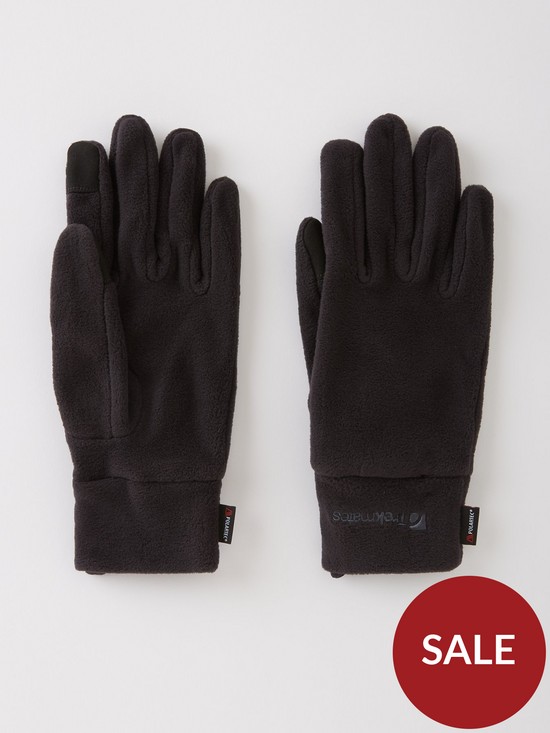 front image of trekmates-annat-gloves-black