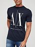 armani-exchange-icon-logo-print-t-shirt-navynbspfront