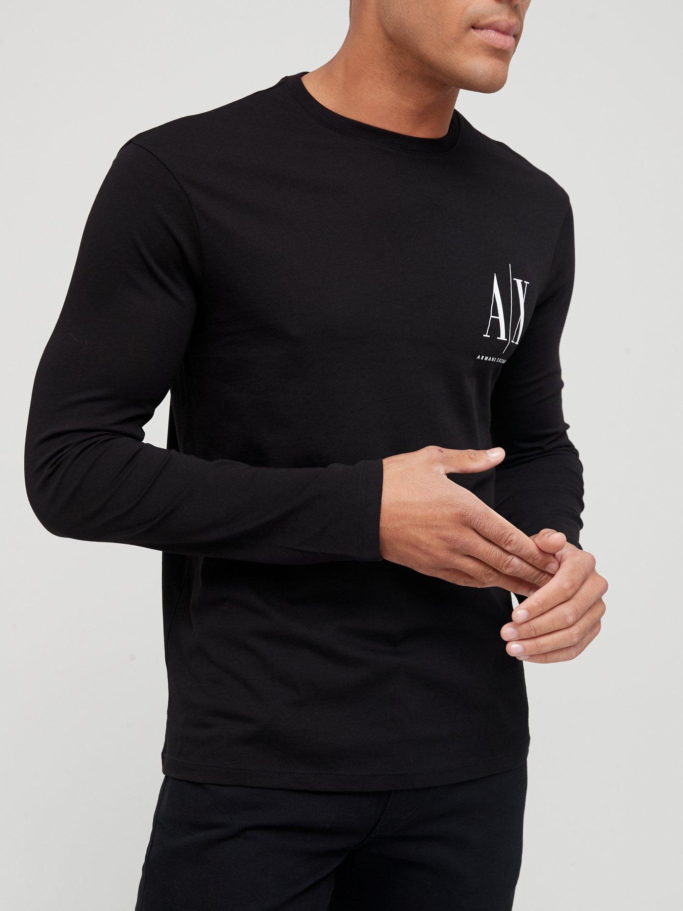 Armani exchange long sleeve t shirt sale