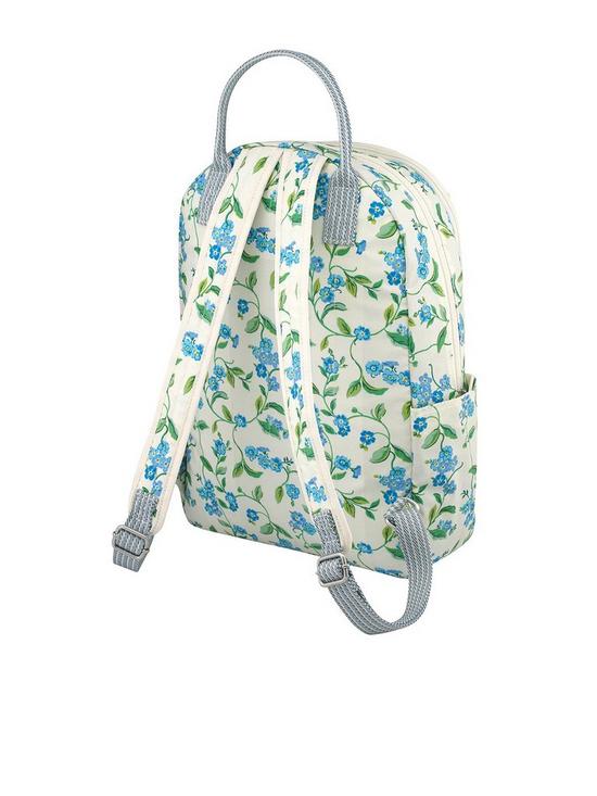 back image of cath-kidston-forget-me-not-backpack-cream