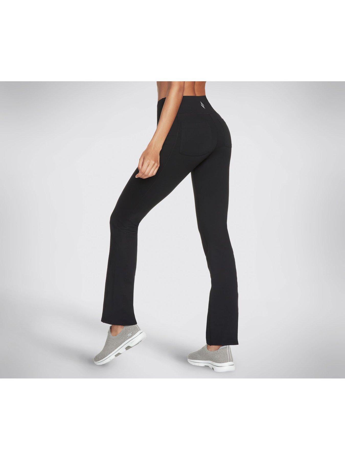 Skechers Go Walk Women's Walk Tight Floral Leggings in Black & Side Pockets  XS,S