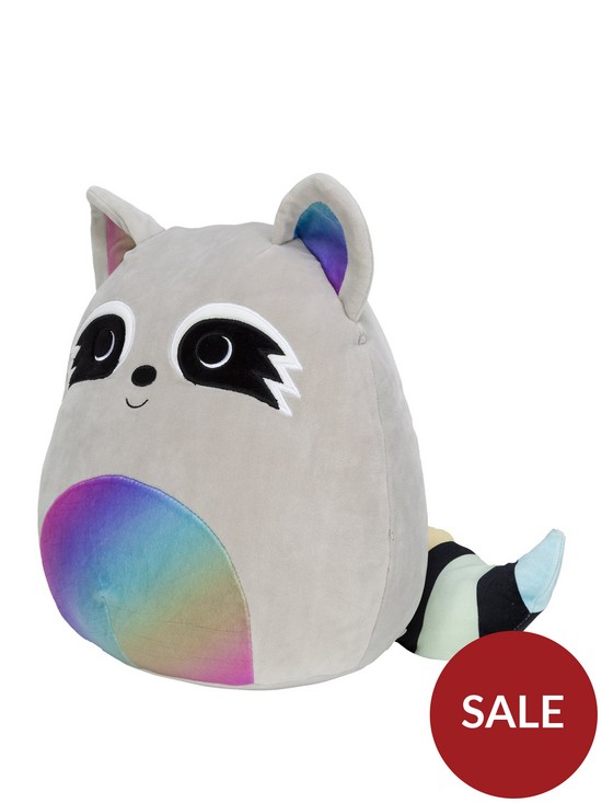 stillFront image of squishmallows-12-inch-max-the-rainbow-racoon