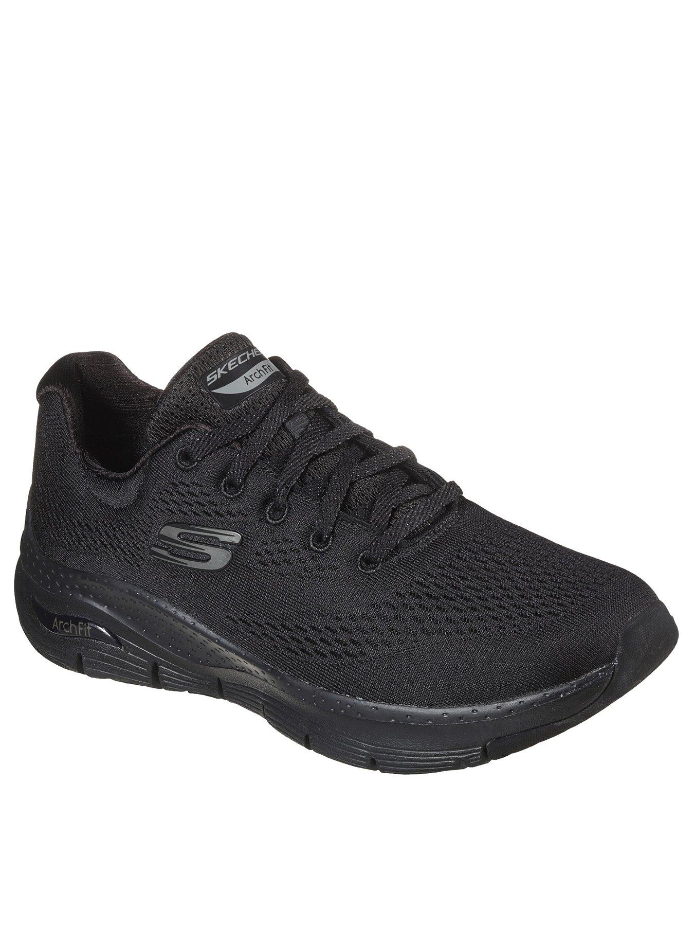 skechers arch fit engineered mesh lace up trainer