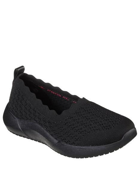 skechers-seager-cup-scalloped-textured-knit-slip-on-plimsolls