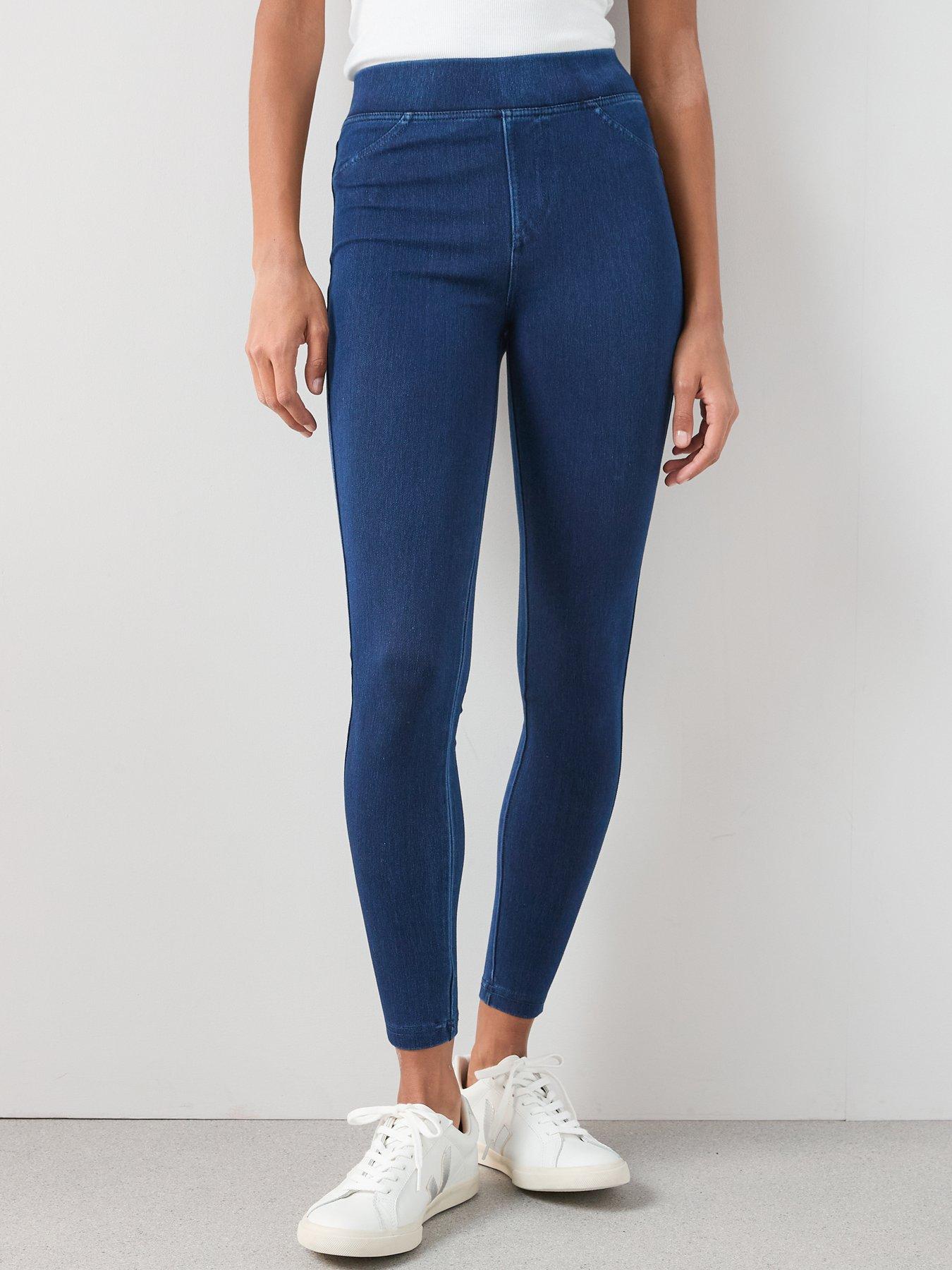  image of the-very-collection-denim-look-jegging-blue