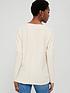 image of v-by-very-textured-dropped-shoulder-top-cream