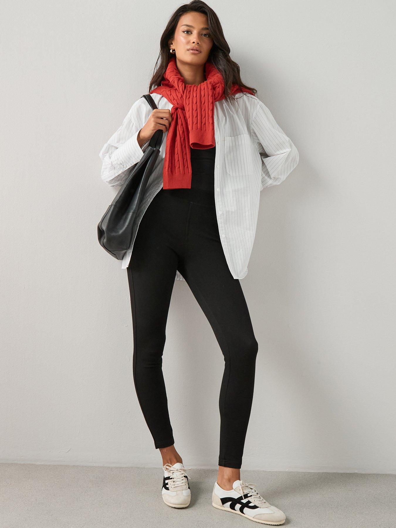 Image 1 of 7 of The Very Collection Denim Look Legging