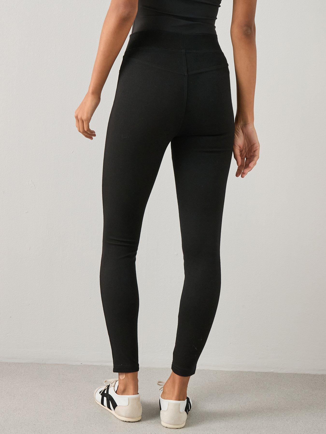 Image 2 of 7 of The Very Collection Denim Look Legging
