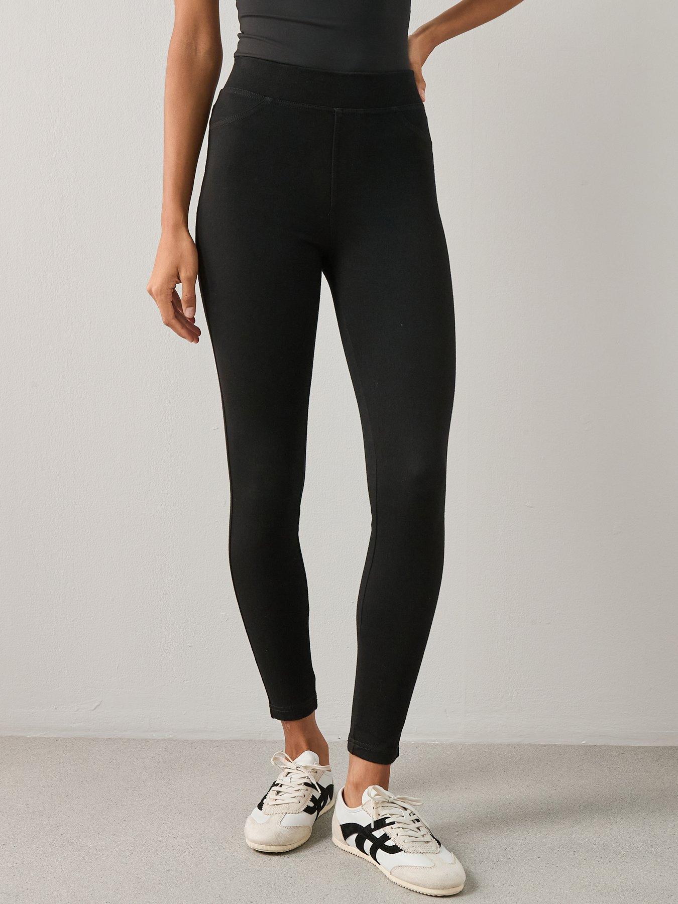 Image 4 of 7 of The Very Collection Denim Look Legging
