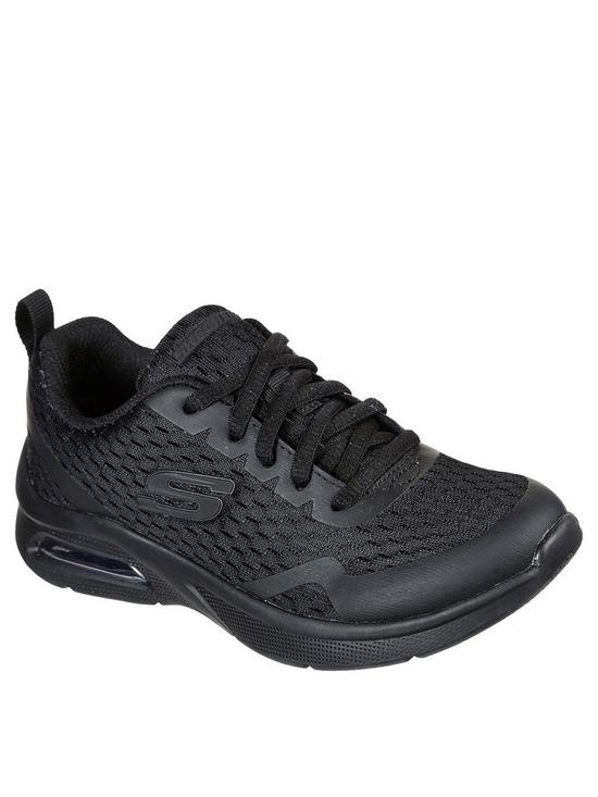 front image of skechers-microspec-max-lace-trainer