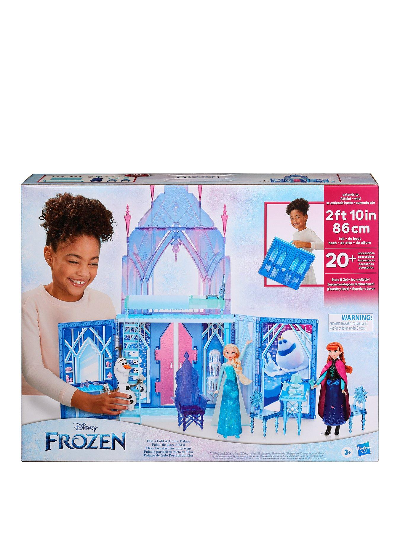 Disney Frozen Frozen 2 Elsa's Fold and Go Ice Palace, Castle Playset