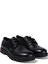  image of kickers-finley-lo-leather-shoe-black