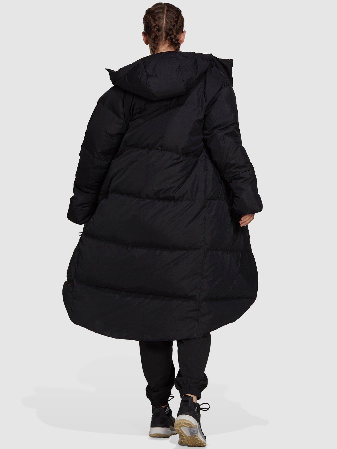 big baffle down coat adidas