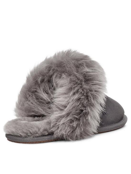 stillFront image of ugg-scuff-sis-slipper-charcoal