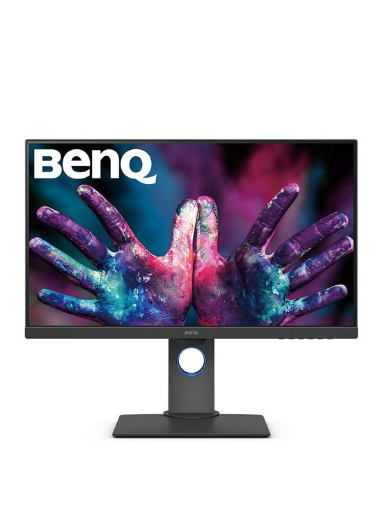 front image of benq-pd2700u-27-inch-ips-led-designer-monitor-2560x1440-qhd-100-rec709-amp-srgb