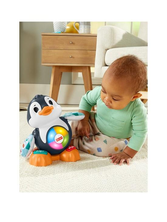 front image of fisher-price-linkimalsnbspcool-beats-penguin-musical-toy
